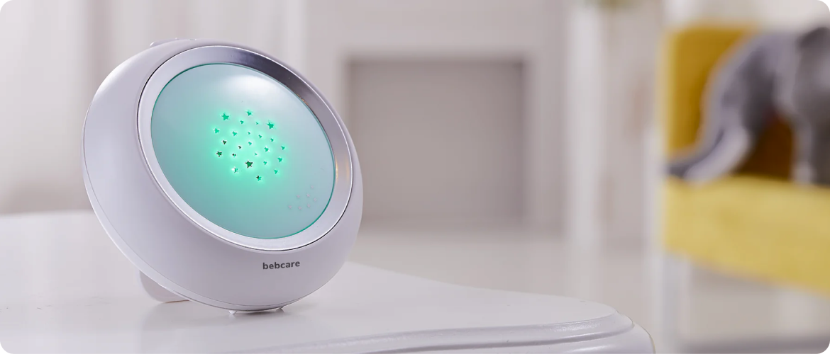 Bebcare Hear Audio Baby Monitor Baby Unit in a Room. Low Emissions, Low Power, Low EMF, Eco-Friendly