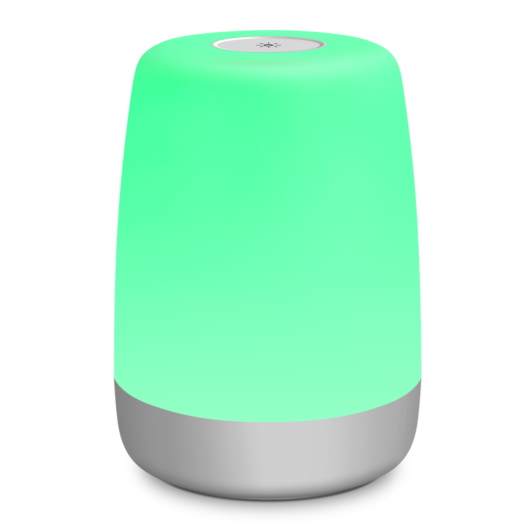 Bebcare Luna Portable Nursery Night Light with Adjustable Color and Brightness, Rechargeable, Touch, USB-C