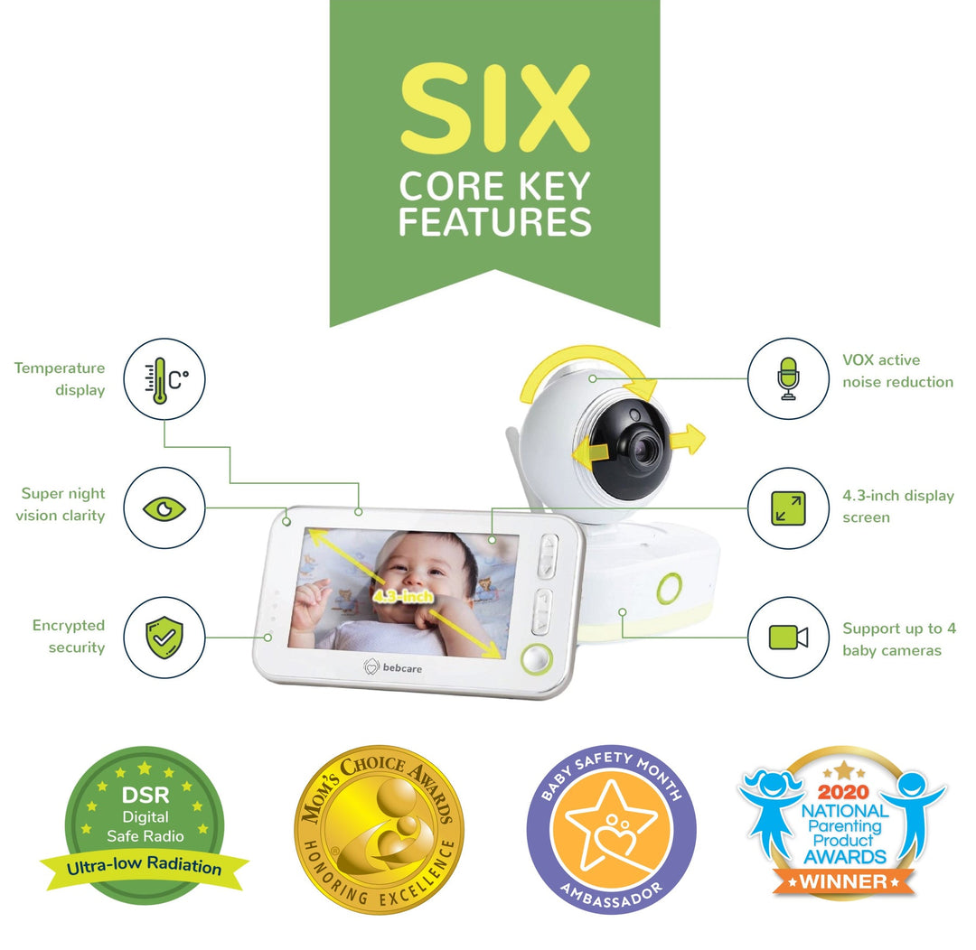 Bebcare Motion Baby Monitor + Bebcare iQ Camera Gift Set