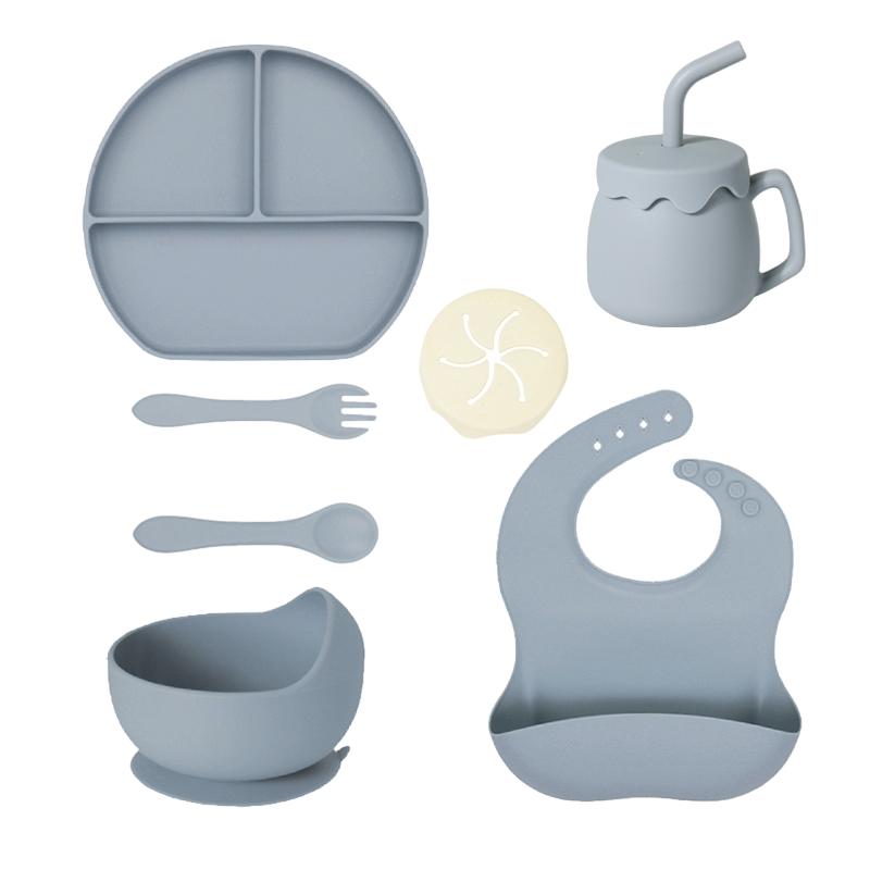 Bebcare Aloha Silicone Unbreakable Feeding Set