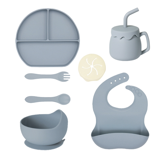 Bebcare Aloha Silicone Unbreakable Feeding Set