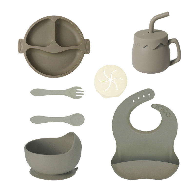 Bebcare Aloha Silicone Unbreakable Feeding Set