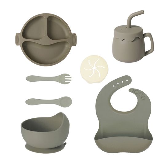 Bebcare Aloha Silicone Unbreakable Feeding Set