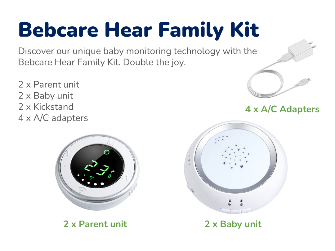 Bebcare Hear Digital Audio Baby Monitor (Family Kit)