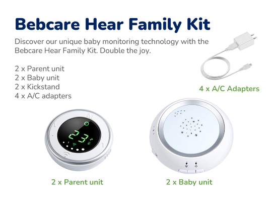 Bebcare Hear Digital Audio Baby Monitor (Family Kit)