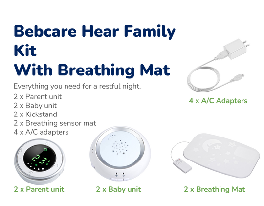 Bebcare Hear Digital Audio Baby Monitor (Family Kit)