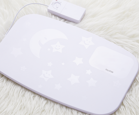 Bebcare Mat is installed underneath under the baby's mattress and does not touch the baby