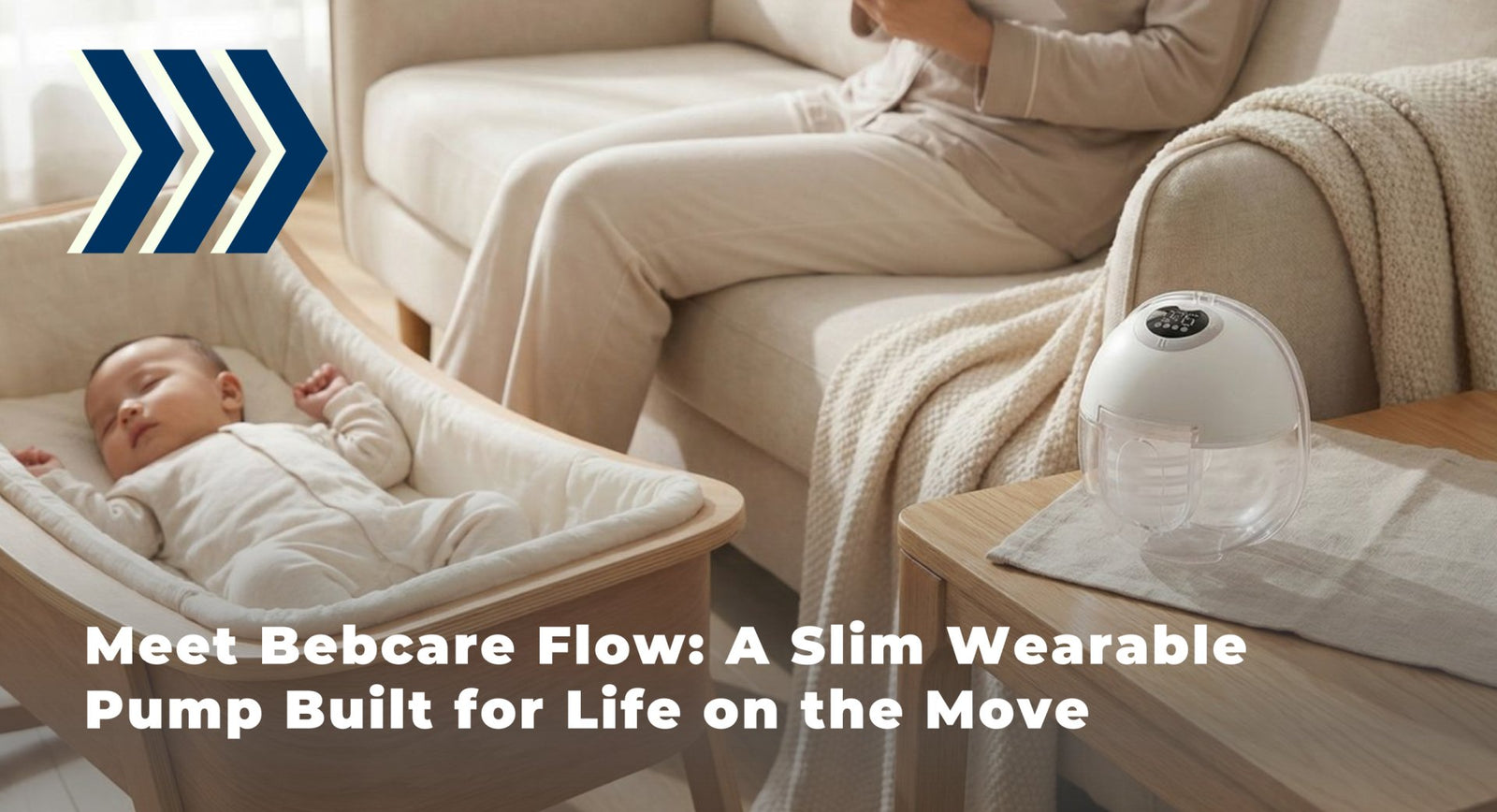 Meet Bebcare Flow: A Slim Wearable Pump Built for Life on the Move