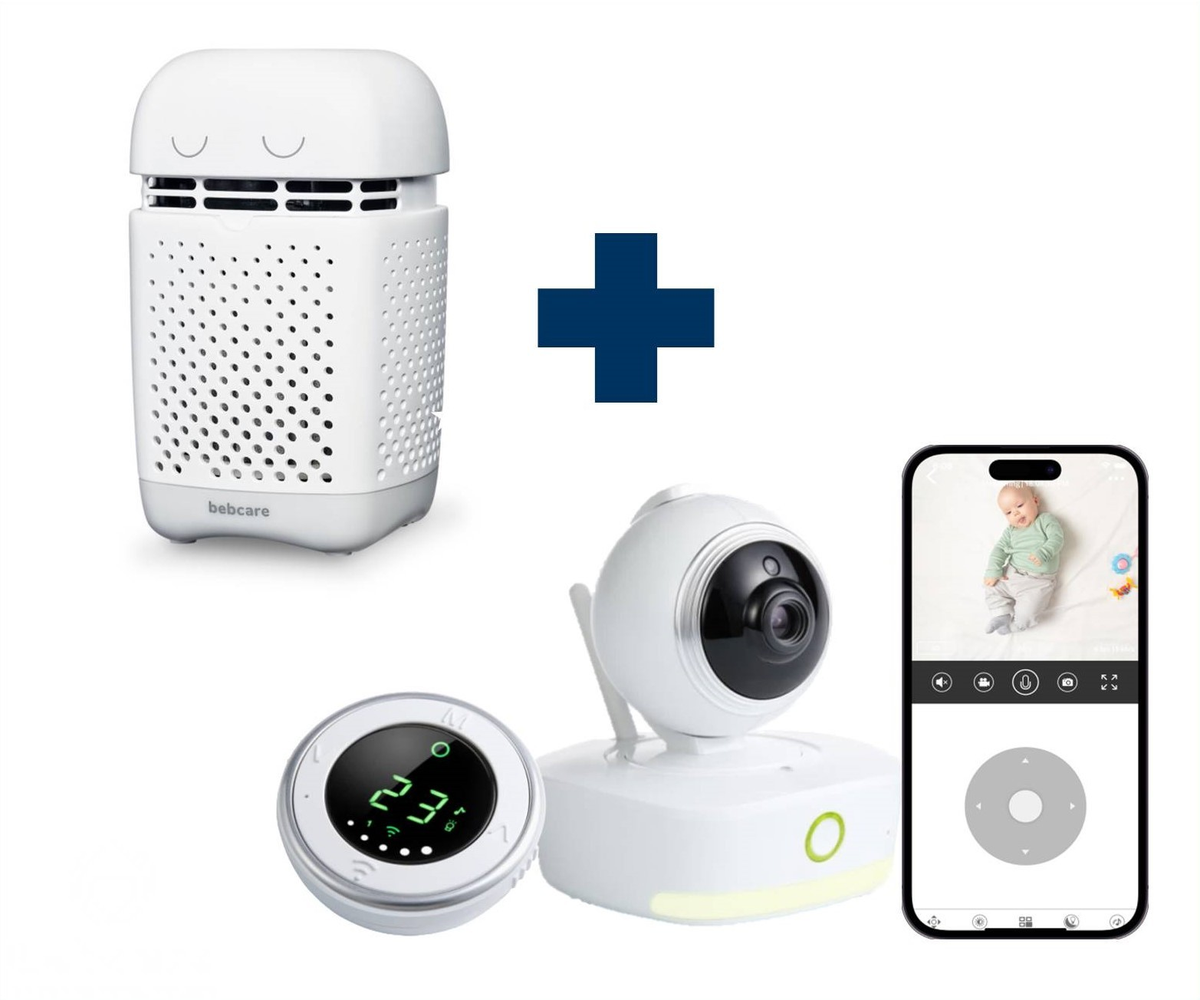 Bebcare nursery product collection with baby monitors and accessories