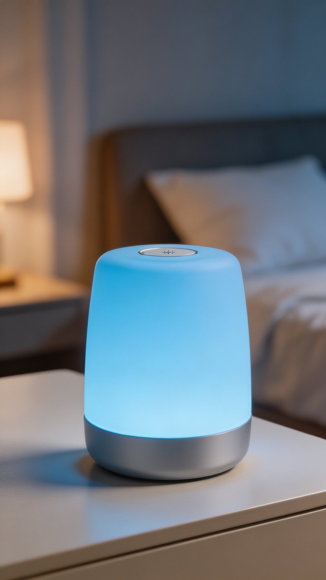 Bebcare Luna Portable Nursery Night Light with Adjustable Color and Brightness, Rechargeable, Touch, USB-C