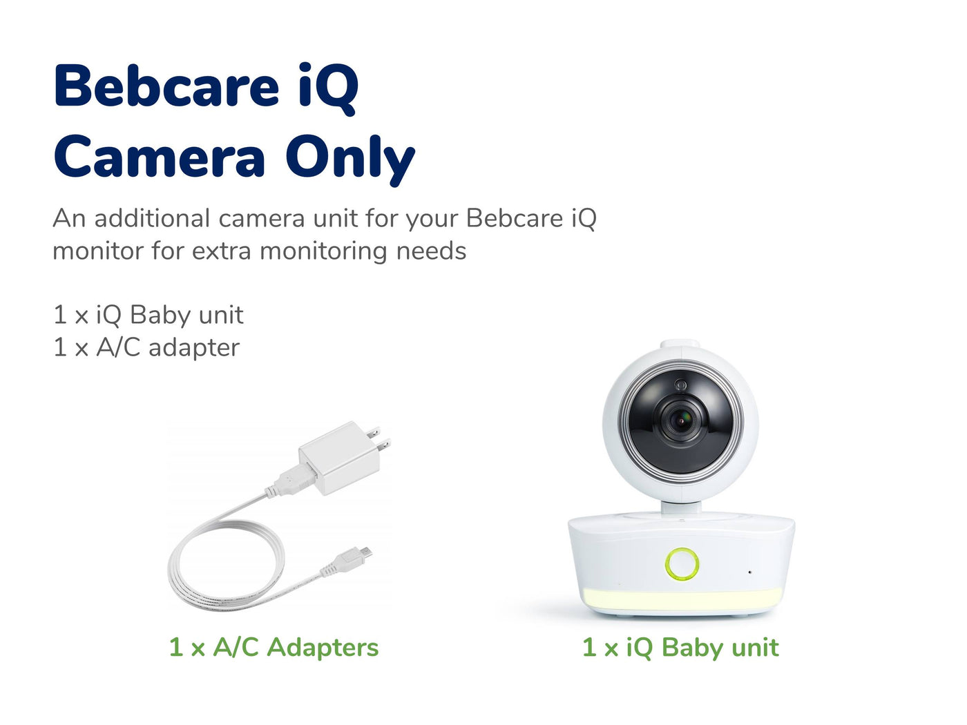 Bebcare Motion Baby Monitor + Bebcare iQ Camera Gift Set