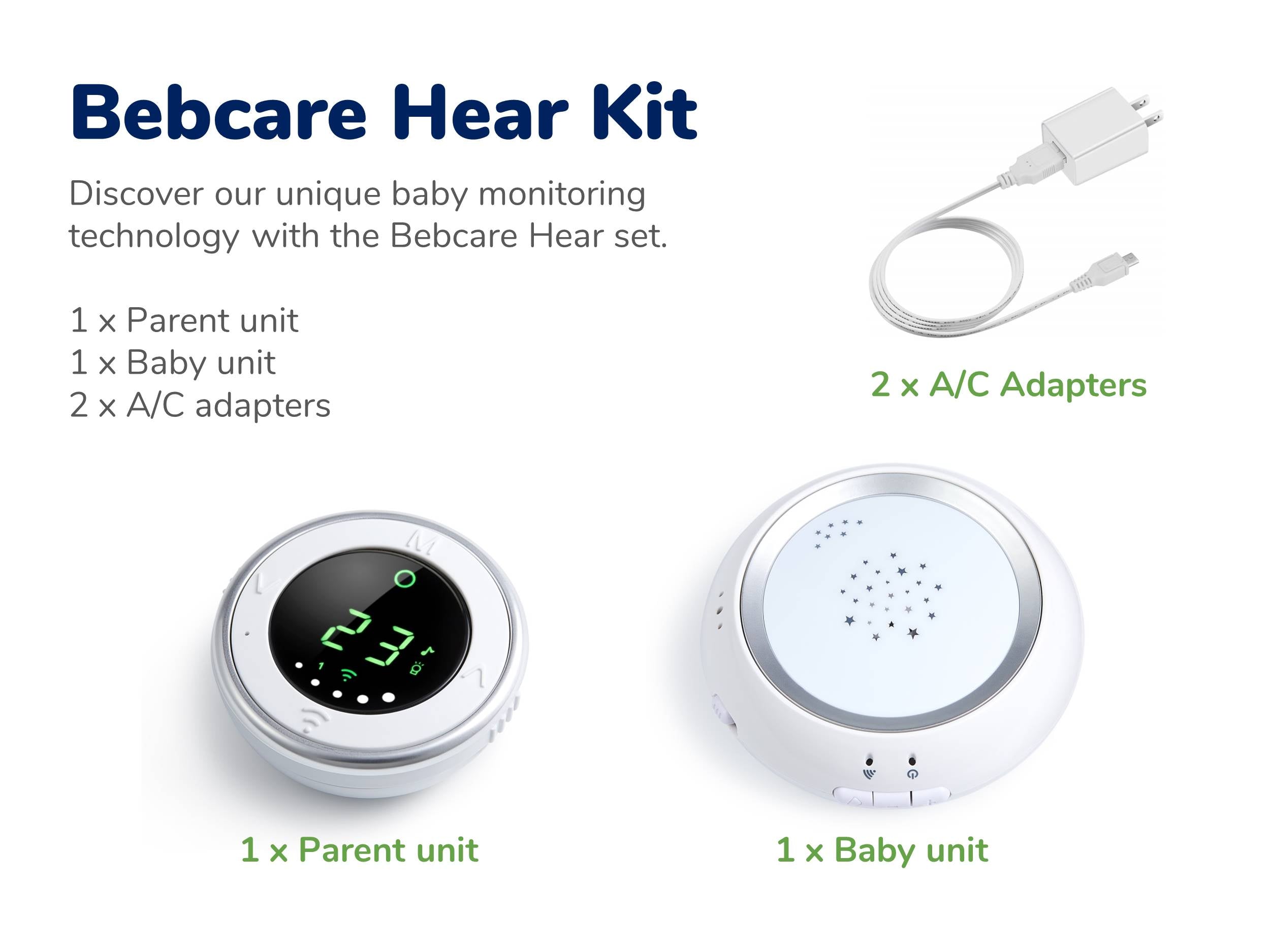 Digital audio clearance baby monitor