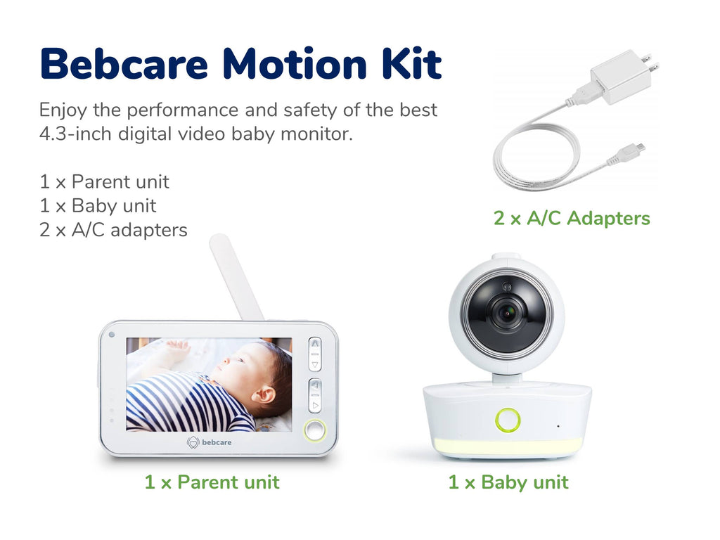 evigt Oversigt adjektiv Bebcare Motion Digital Video Baby Monitor – Bebcare: World's First Emission  Free Digital Baby Monitor