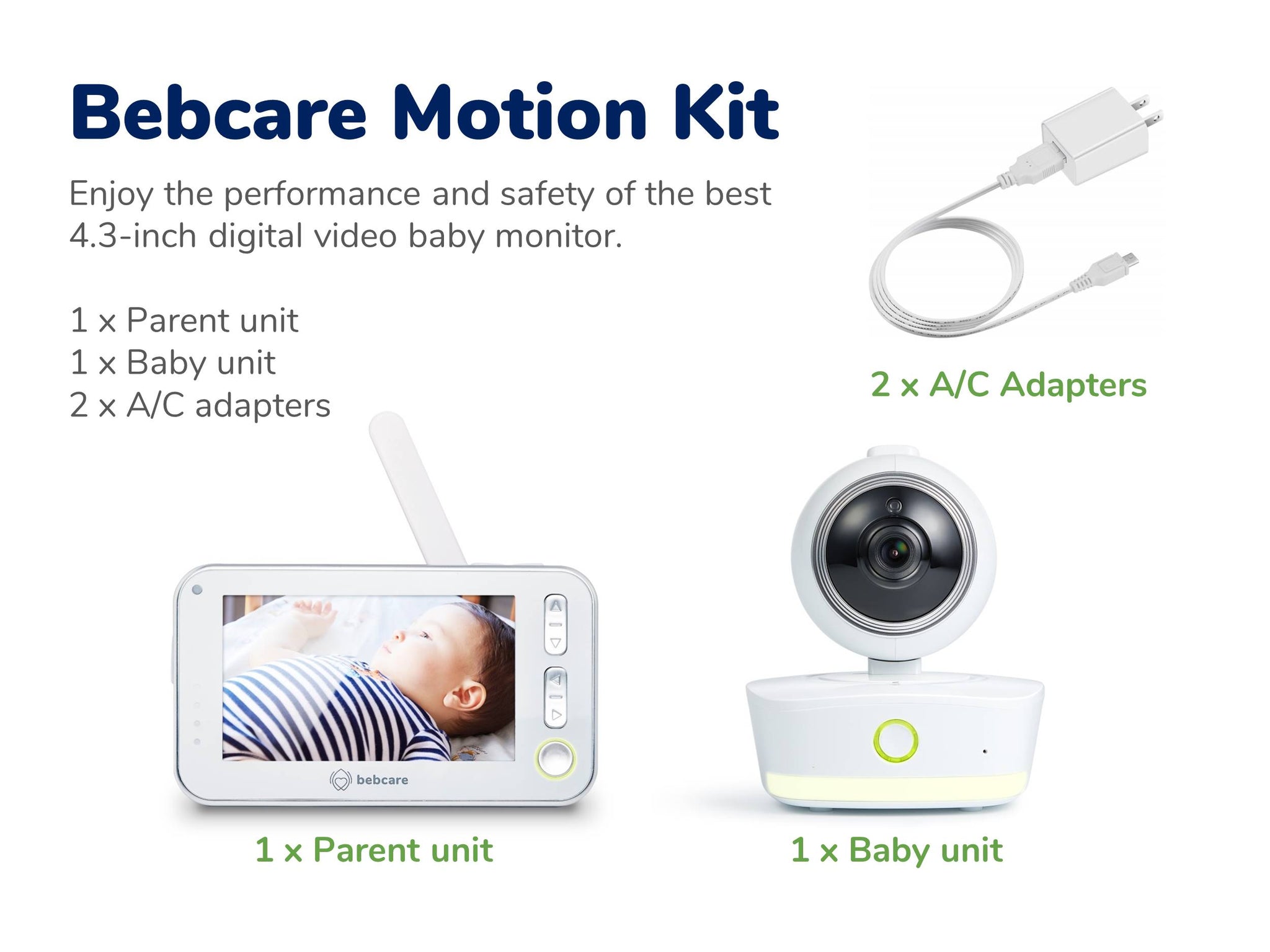 Non-Wifi 1080P Video Baby Monitor: Peace of Mind & Safety