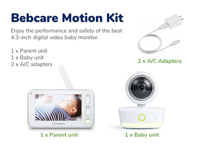 What's included - Bebcare Motion Kit without Breathing Sensor Mat Accessory